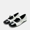 Giày Búp Bê Phối Toe Cap